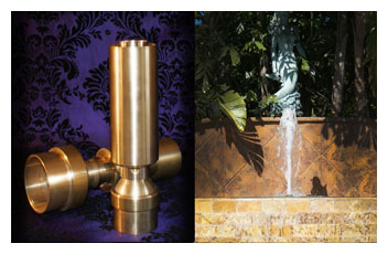 Brass Aerator Jets for Fountains