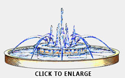 Custom Water Fountain Design Renderings